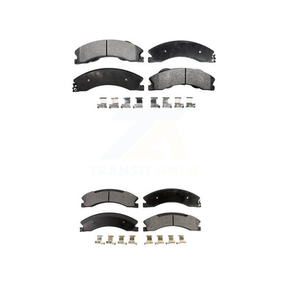 Ceramic Brake Pads Front Rear Kit For Nissan NV2500 TITAN XD NV3500 NV1500