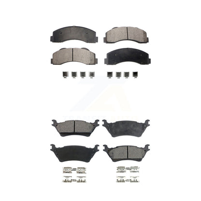 Ceramic Brake Pads Front Rear Kit For Ford F-150