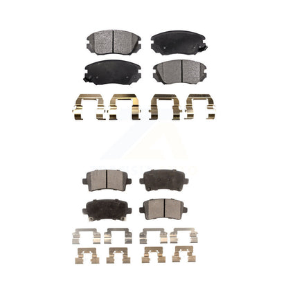 Ceramic Brake Pad Front Rear Kit For Chevrolet Buick Malibu Impala LaCrosse Saab