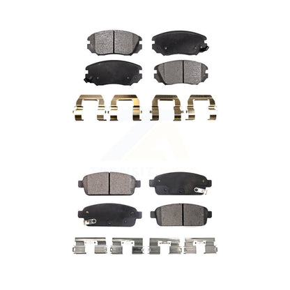 Ceramic Brake Pads Front Rear Kit For Cadillac ELR Buick Cascada