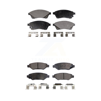 Ceramic Brake Pads Front Rear Kit For Cadillac SRX Saab 9-4X