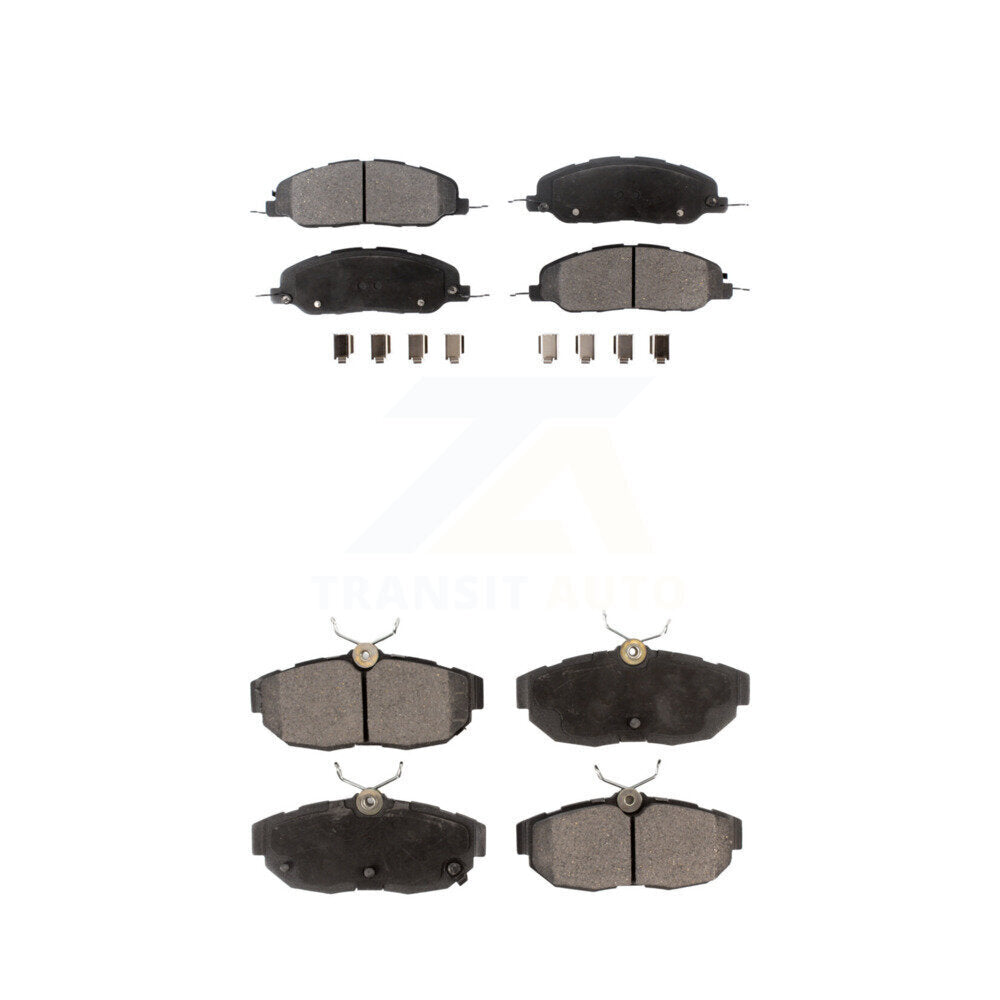Ceramic Brake Pads Front Rear Kit For Ford Mustang