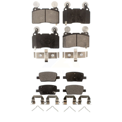 Ceramic Brake Pads Front Rear Kit For Cadillac CT6