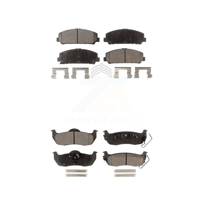 Ceramic Brake Pads Front Rear Kit For Nissan TITAN Armada INFINITI QX56