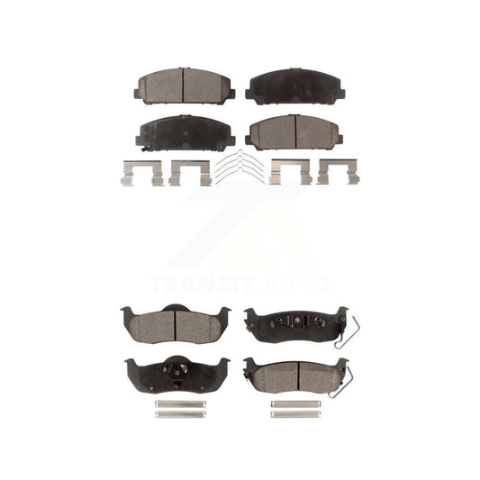 Ceramic Brake Pads Front Rear Kit For Nissan TITAN Armada INFINITI QX56