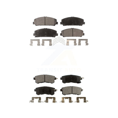 Ceramic Brake Pads Front Rear Kit For INFINITI QX80 Nissan Armada QX56