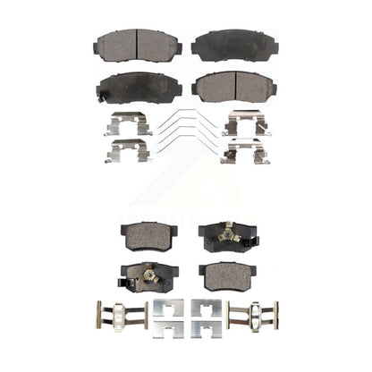 Ceramic Brake Pads Front Rear Kit For Honda CR-V Crosstour Accord