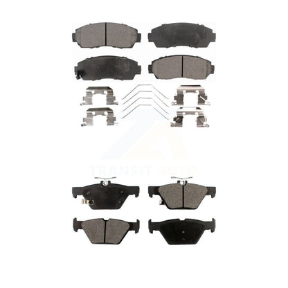 Ceramic Brake Pads Front Rear Kit For 2016-2019 Subaru Legacy 2.5L