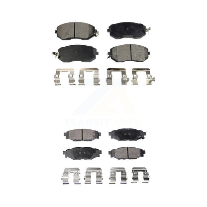 Ceramic Brake Pads Front Rear Kit For Subaru Forester Impreza XV Crosstrek Scion
