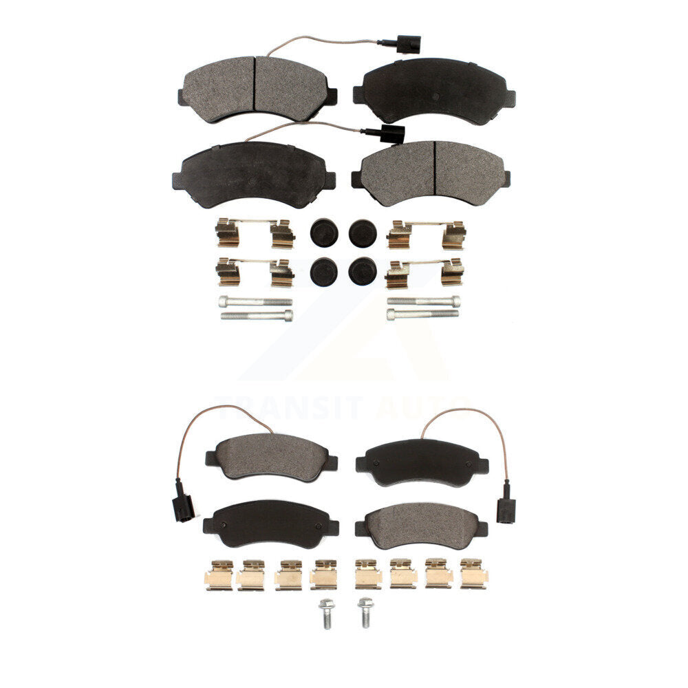 Ceramic Brake Pads Front Rear Kit For 2014-2020 Ram ProMaster 2500 3500 1500
