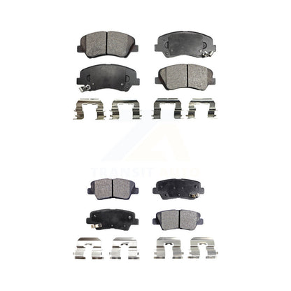 Ceramic Brake Pads Front Rear Kit For Hyundai Elantra Accent Kia Rio GT Forte