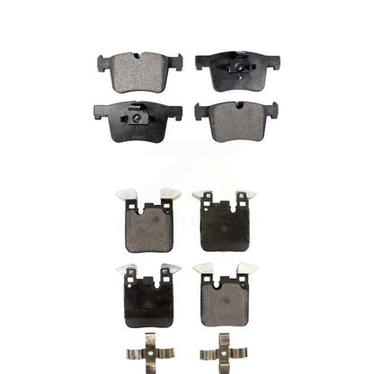 Ceramic Brake Pads Front Rear Kit For 12 BMW 328i With 345mm Diameter Rotor