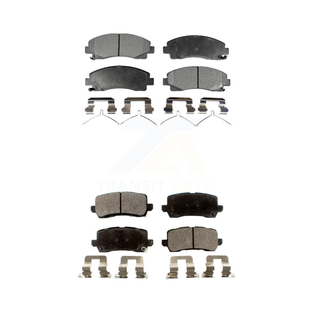 Ceramic Brake Pads Front Rear Kit For 2015-2020 Acura TLX