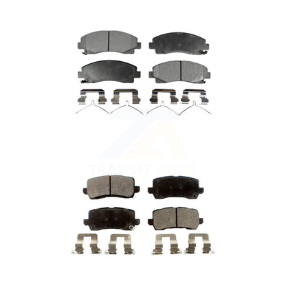 Ceramic Brake Pads Front Rear Kit For 2015-2020 Acura TLX