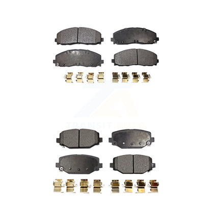 Ceramic Brake Pad Front Rear Kit For Dodge Grand Caravan Journey Chrysler Town &