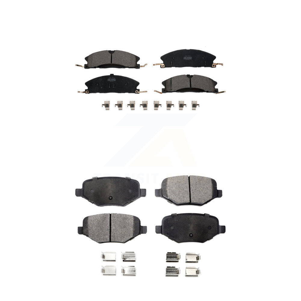 Ceramic Brake Pads Front Rear Kit For Ford Explorer Police Interceptor Utility
