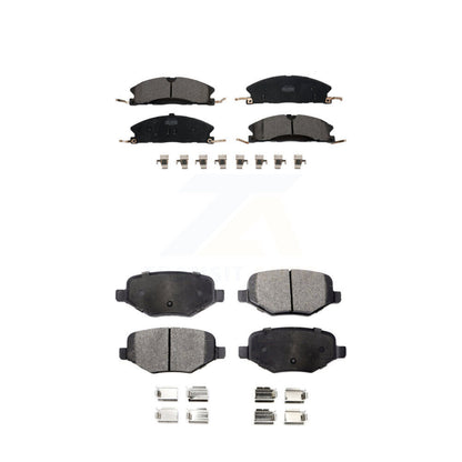 Ceramic Brake Pads Front Rear Kit For Ford Explorer Police Interceptor Utility