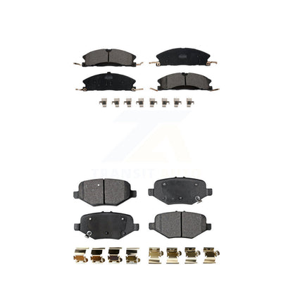 Ceramic Brake Pads Front Rear Kit For Ford Explorer Flex Taurus Police Sedan MKS