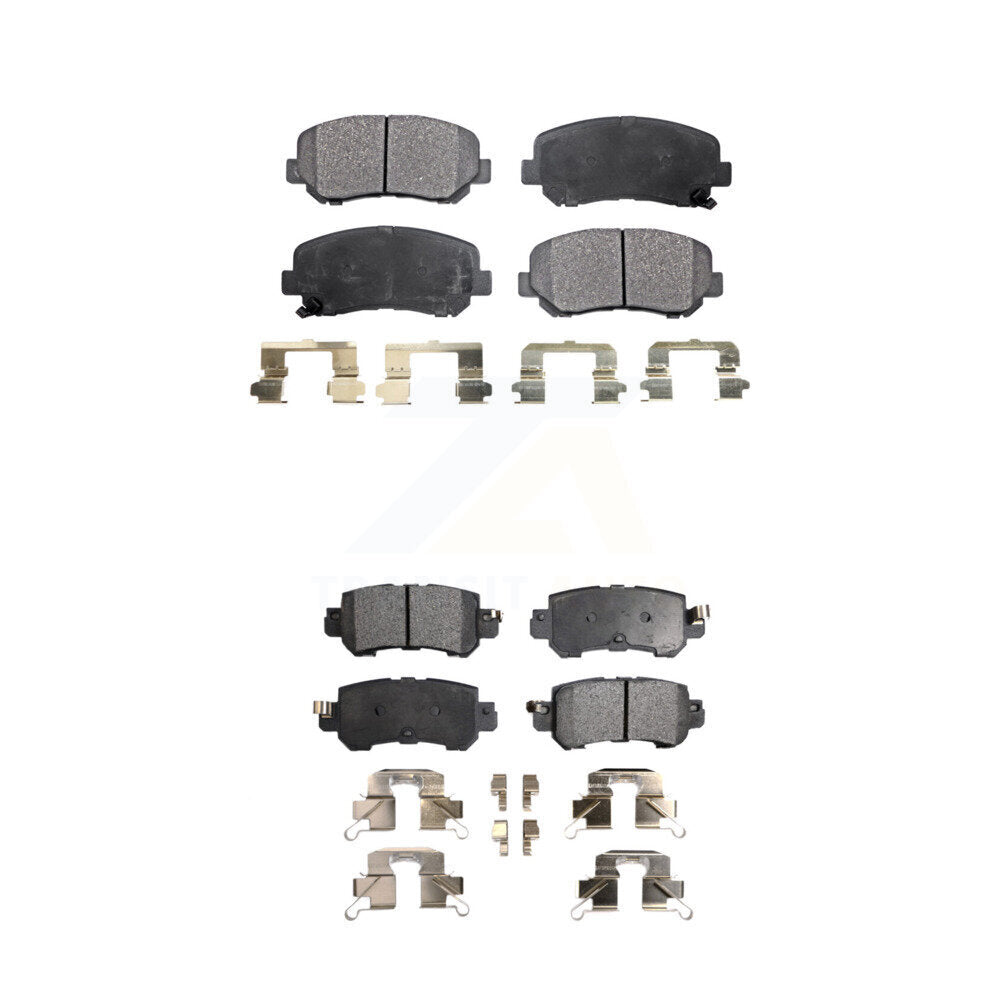 Ceramic Brake Pads Front Rear Kit For 2013-2015 Mazda CX-5