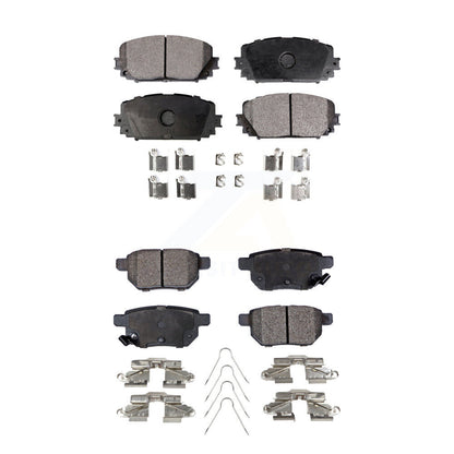 Ceramic Brake Pads Front Rear Kit For Toyota Yaris