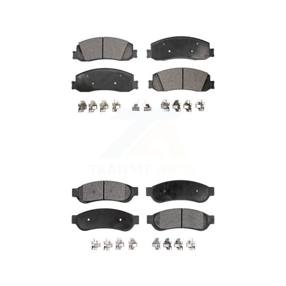Ceramic Brake Pads Front Rear Kit For Ford F-250 Super Duty F-350