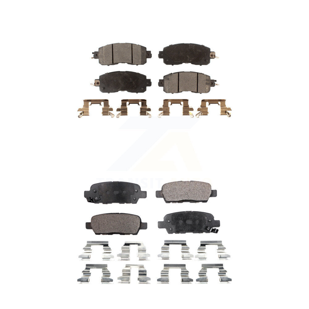 Ceramic Brake Pads Front Rear Kit For Nissan Altima LEAF