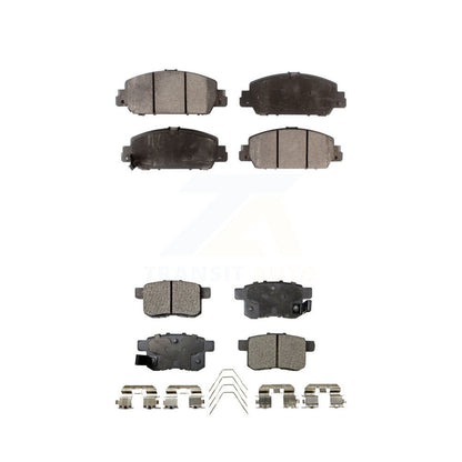 Ceramic Brake Pads Front Rear Kit For Honda Accord