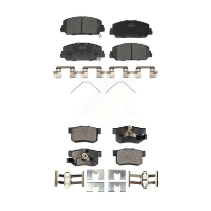 Ceramic Brake Pads Front Rear Kit For 2013-2018 Acura RDX