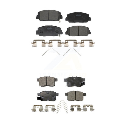 Ceramic Brake Pads Front Rear Kit For Honda Accord