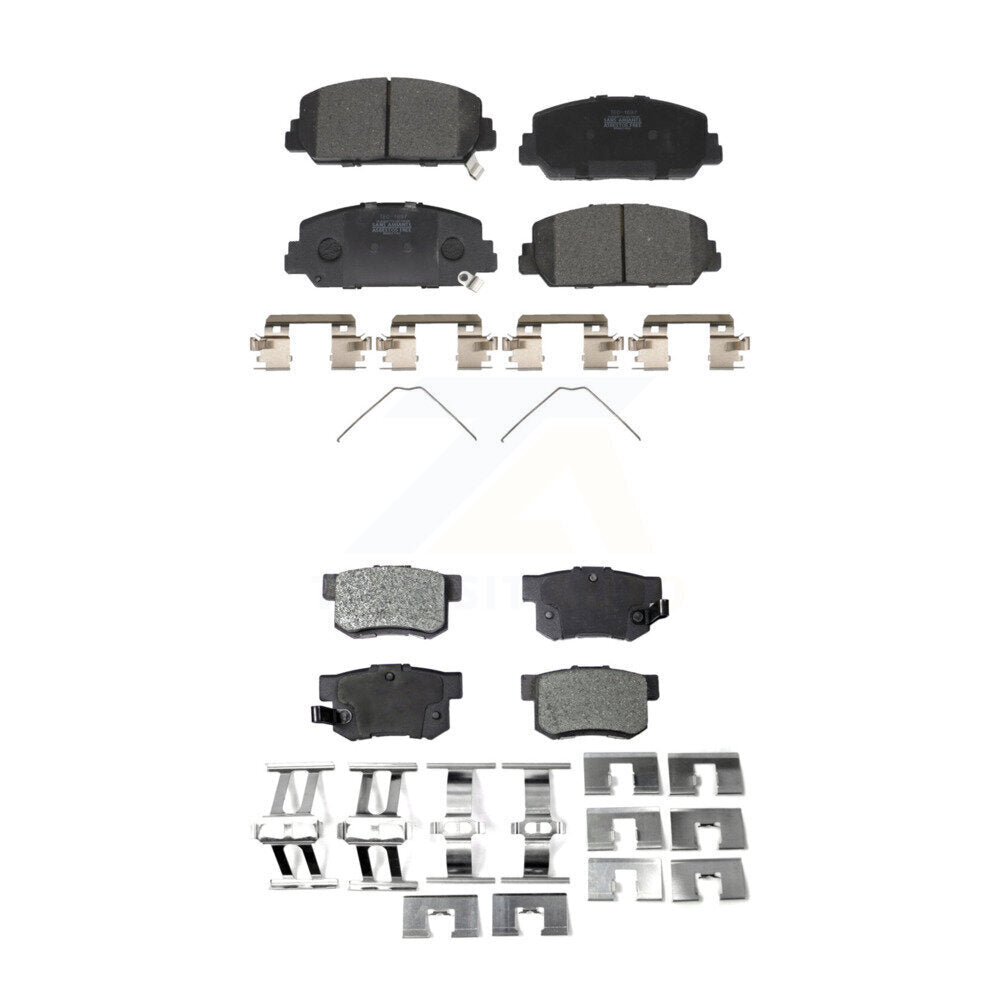 Ceramic Brake Pads Front Rear Kit For 2016-2022 Acura ILX
