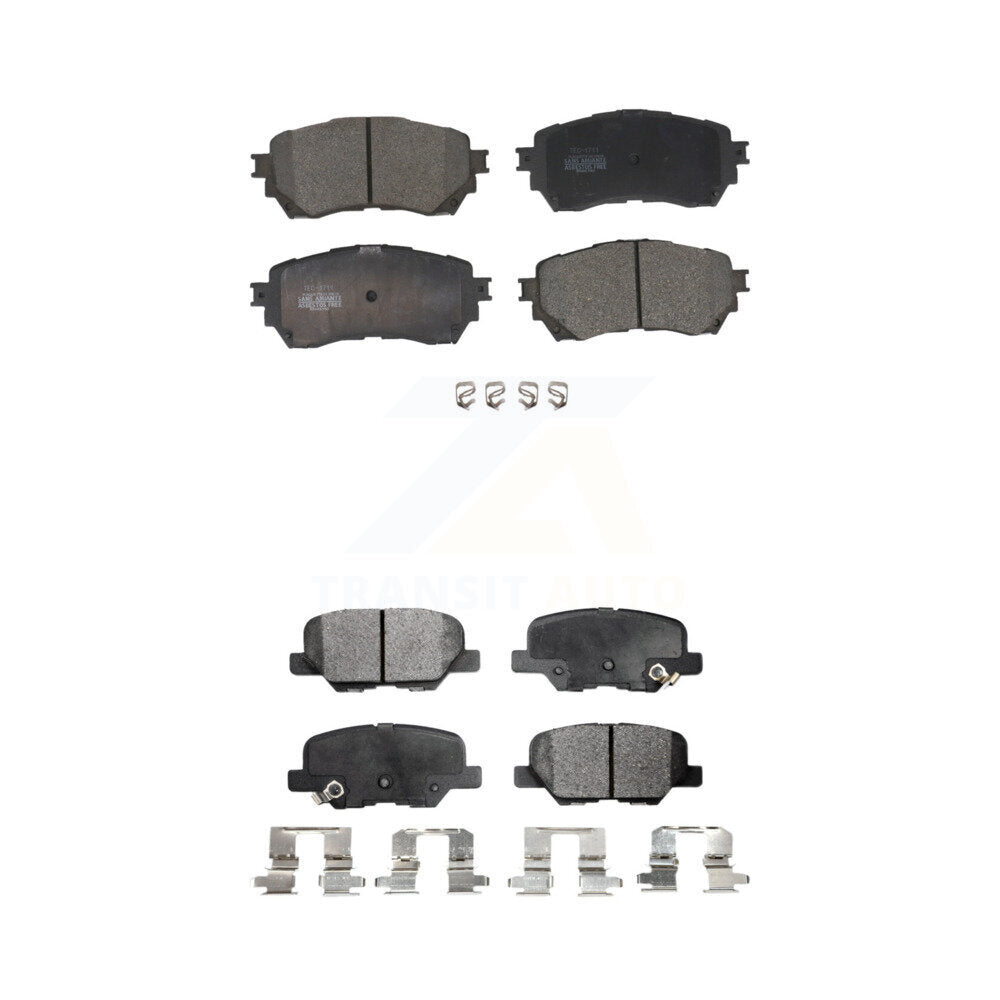 Ceramic Brake Pads Front Rear Kit For Mazda 6