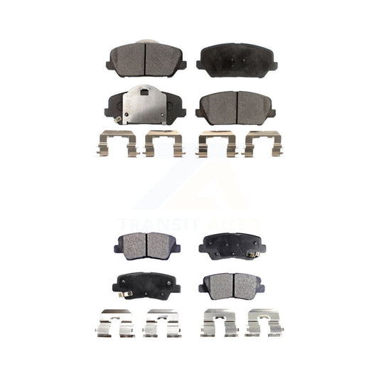 Ceramic Brake Pads Front Rear Kit For Kia Forte Forte5 Koup