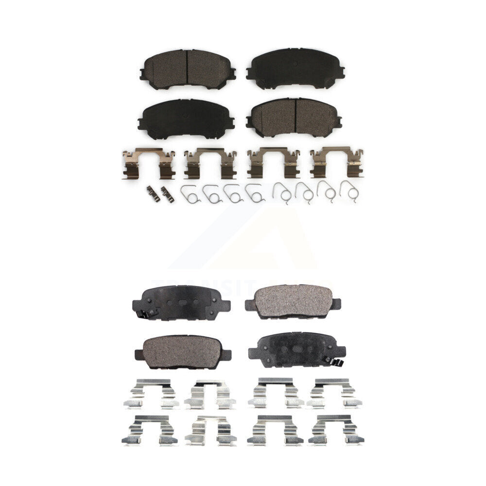 Ceramic Brake Pads Front Rear Kit For Nissan Rogue Sport Qashqai