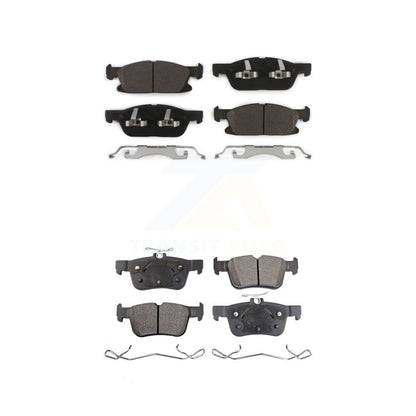 Ceramic Brake Pads Front Rear Kit For Ford Edge Lincoln Nautilus MKX