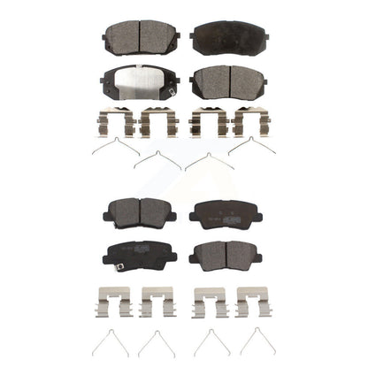 Ceramic Brake Pads Front Rear Kit For Hyundai Kona Electric Kia Sonata Optima EV