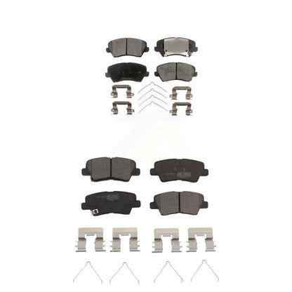 Ceramic Brake Pads Front Rear Kit For Kia Forte Hyundai Veloster Forte5 Elantra