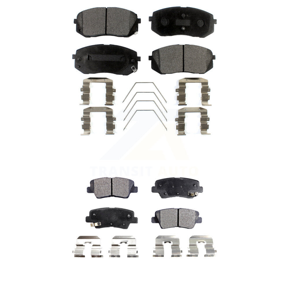 Ceramic Brake Pads Front Rear Kit For Hyundai Sonata With Electric Parking