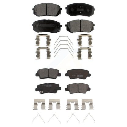 Ceramic Brake Pad Front Rear Kit For Kia Hyundai Forte Kona Elantra GT Optima EV