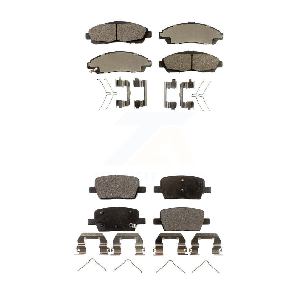 Ceramic Brake Pads Front Rear Kit For Chevrolet Cadillac XT5 Traverse GMC Acadia