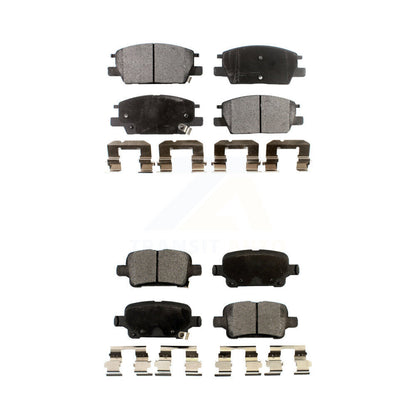 Ceramic Brake Pads Front Rear Kit For Chevrolet Equinox GMC Terrain Malibu Buick