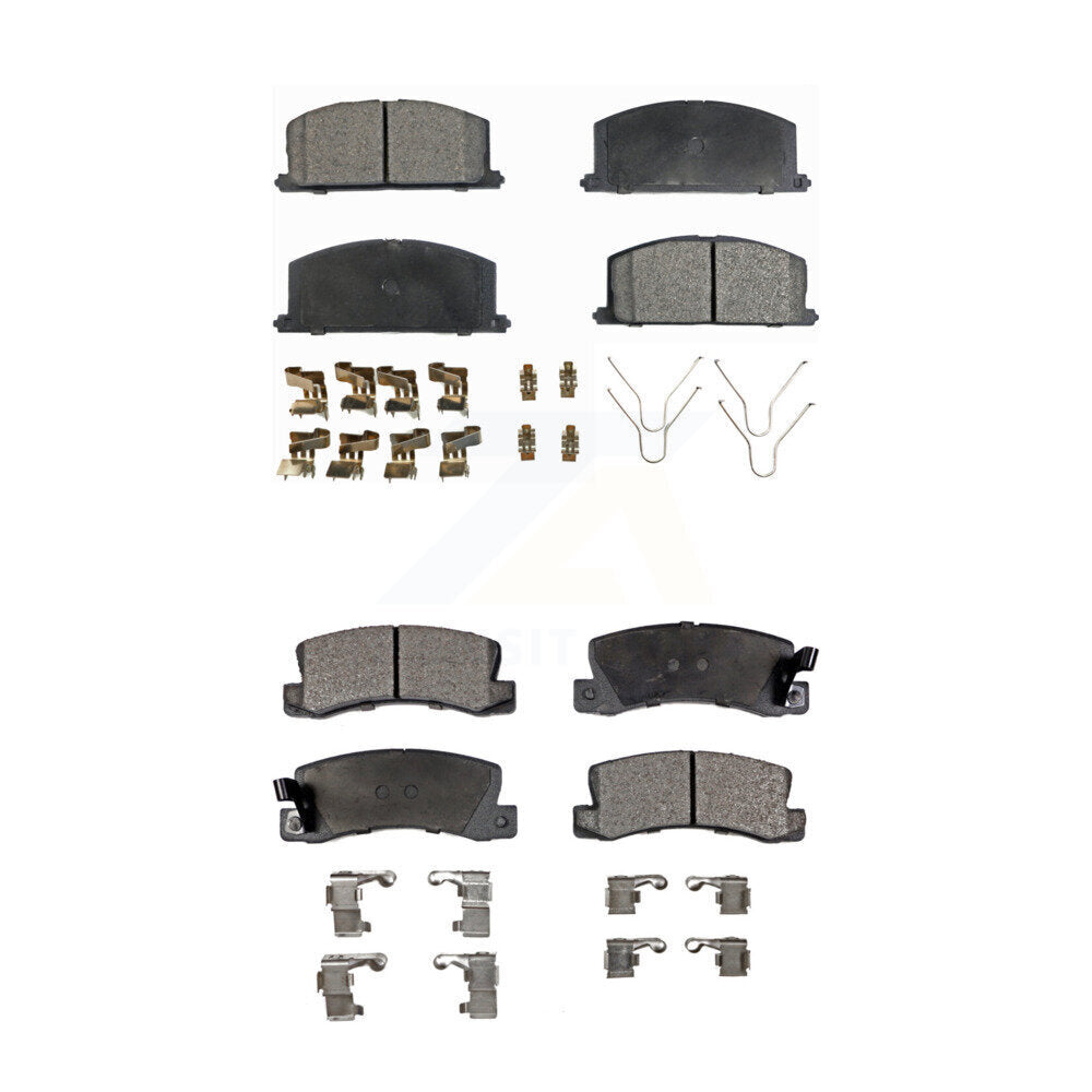 Ceramic Brake Pads Front Rear Kit For Toyota Corolla Celica Geo Prizm Chevrolet