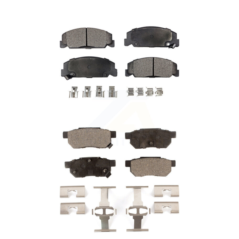 Ceramic Brake Pads Front Rear Kit For Honda Civic del Sol