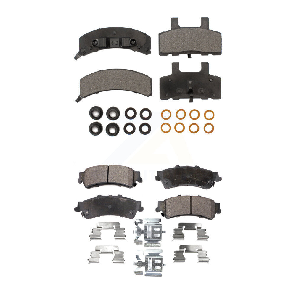 Ceramic Brake Pads Front Rear Kit For GMC Yukon Cadillac 60 Special