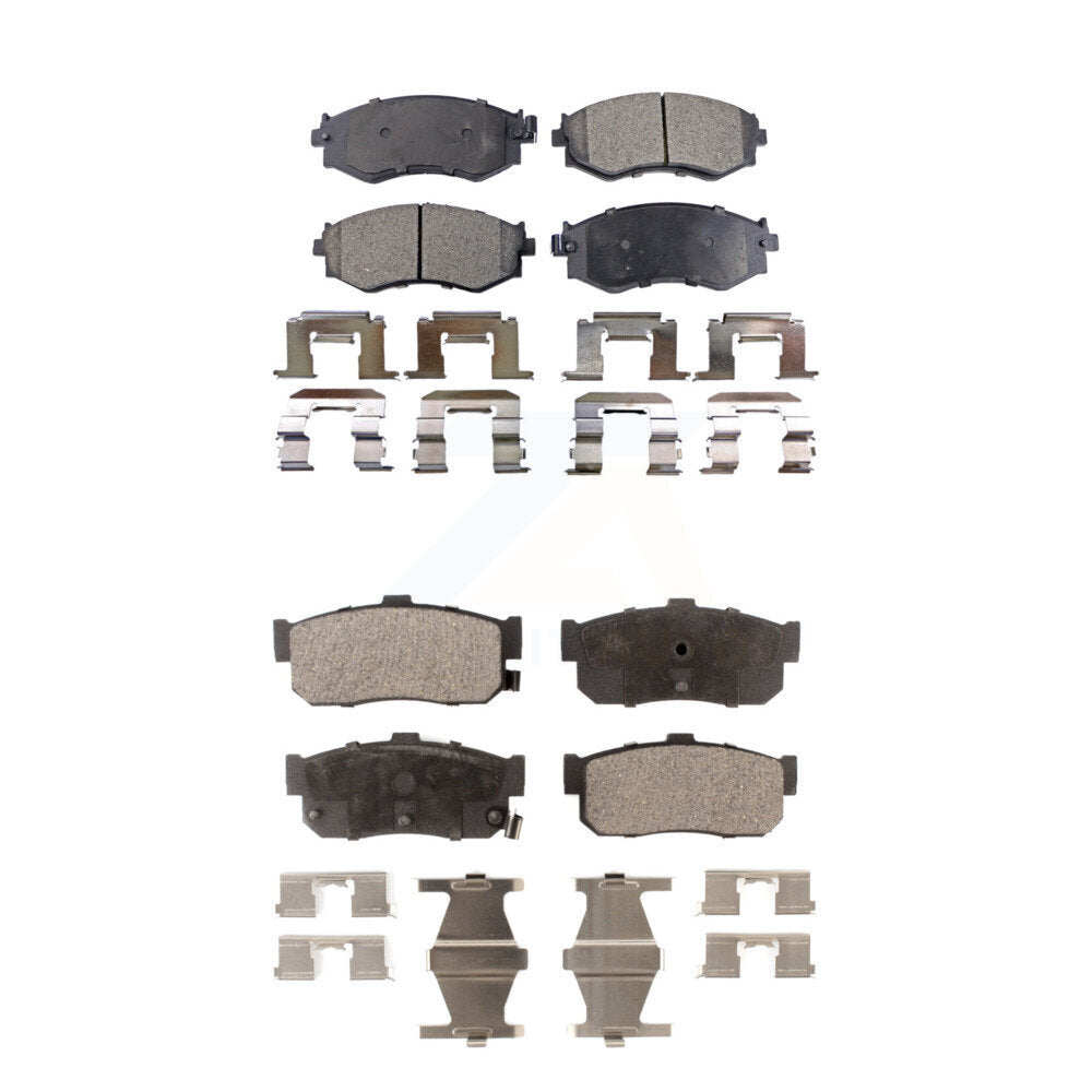 Ceramic Brake Pads Front Rear Kit For Nissan Sentra INFINITI G20