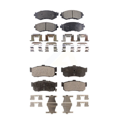 Ceramic Brake Pads Front Rear Kit For Nissan Sentra INFINITI G20