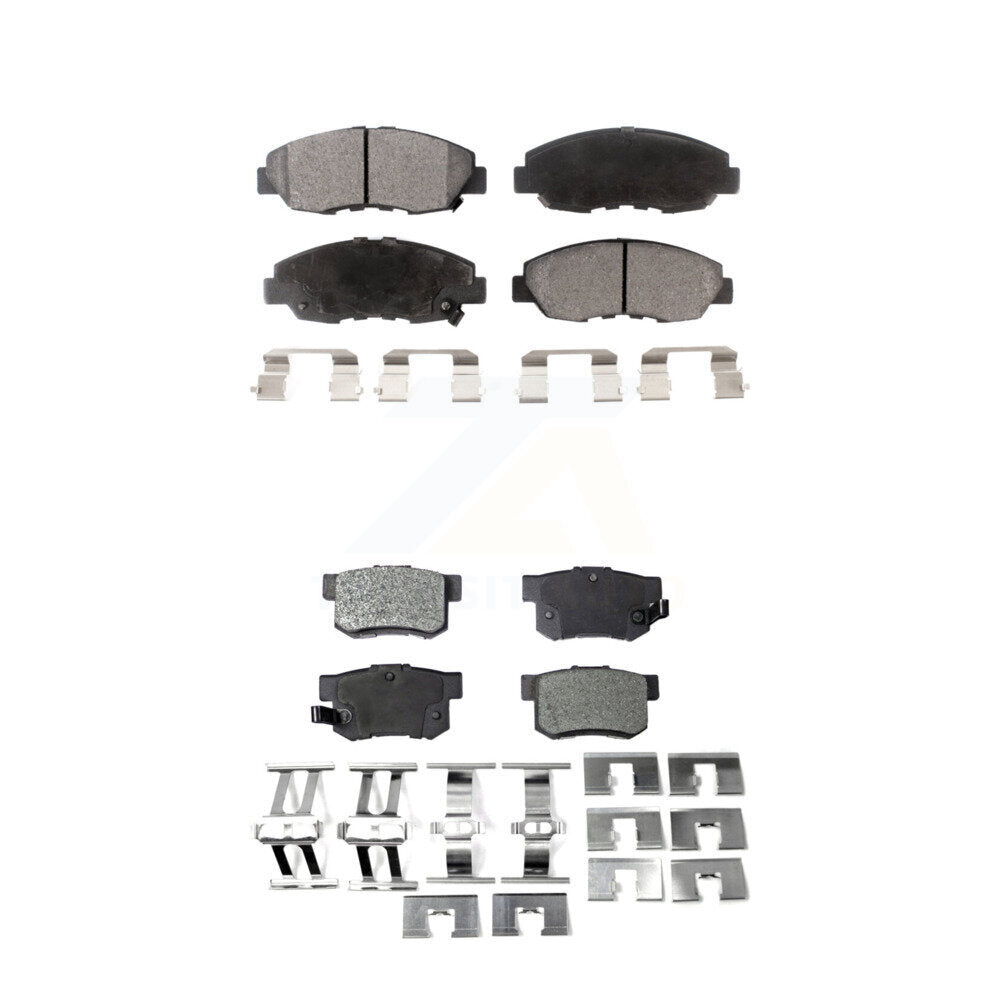 Ceramic Brake Pads Front Rear Kit For Honda Accord Acura CL