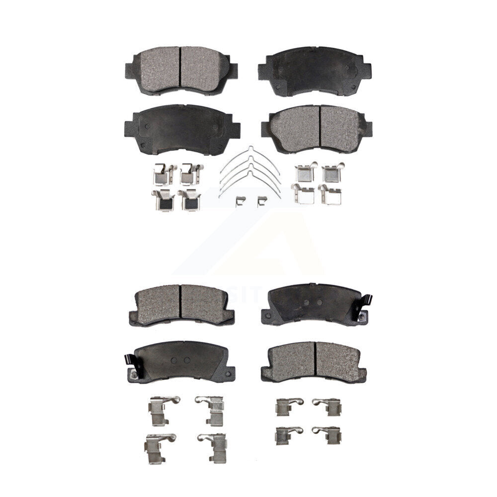 Ceramic Brake Pads Front Rear Kit For Toyota Camry Celica Lexus ES300