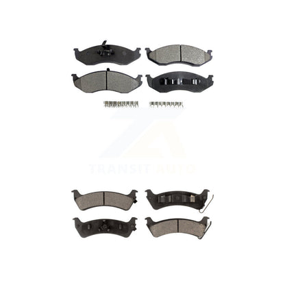 Ceramic Brake Pads Front Rear Kit For Jeep Grand Cherokee
