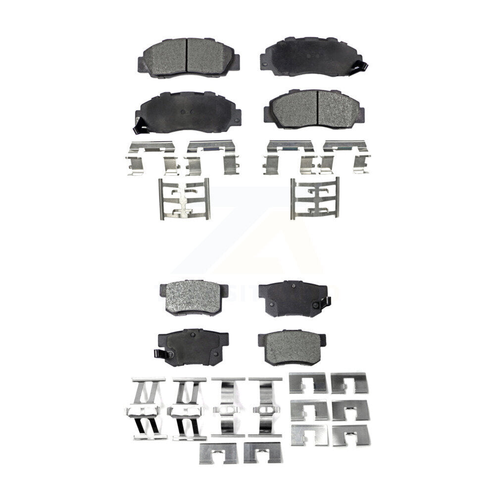Ceramic Brake Pads Front Rear Kit For Honda Accord Acura Prelude Integra Odyssey