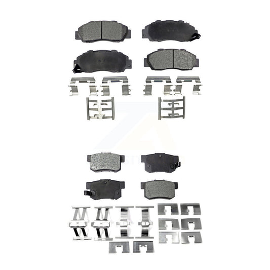 Ceramic Brake Pads Front Rear Kit For Honda Accord Acura Prelude Integra Odyssey